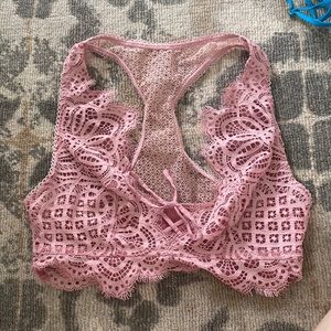 Victoria’s Secret lace bralette crop top